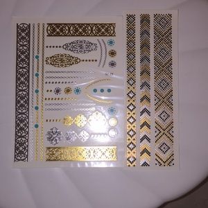 Metallic tattoos